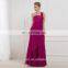 EM9017 Casual one shoulder slim Elegant bridesmaid dress | gentle lady formal dress