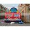 SUNWAY children best quality inflatable water slide for kids,bounce round water slide,plastic swimming pool with slide