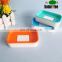 Custom Design Cheap Plastic Square Household Travel Soap Box