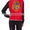 Varsity Letterman College Baseball COTTON & LEATHER JACKET BLACK & RED, Baseball Varsity Jacket for men & women