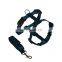 nylon crochet dog leash with harness