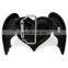 Good Quality Wholesale Zinc Alloy metal angle wings and heart cowboy belt buckle