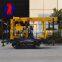 Portable crawler type easy to start without hurting the road surface rig hydraulic slide frame type water well high support leg