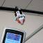 How does overhead line fault indicator work