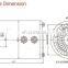 24V dc motor ZD293A BY Wuxi Jinle Automobile Motor Factory