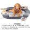Manufacture Sale Customized Memory Foam Sofa Cum Pet Dog Bed Sofa