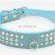 Three Rows Diamonds Pet Collar Leash Training Dog Pulling Rope Pet Neck Chain Pet Supplies