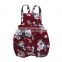 In stock Toddler Baby Girl halter flower printed Romper Jumpsuit Clothes
