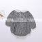Autumn 2020 New Item Lattice Baby Long-sleeved Robe Flower Embroidery Girls Triangle Bag Fart Clothing