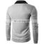 Custom Plain Varsity Longline Neckband Cardigan Knit For Men Fashion Acrylic Sweater