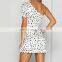 LAITE D2123 women casual dresses ladies dot printed dresses women sexy mini summer dresses