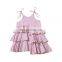 2019 summer pink girls ruffle dress ruffled dress party ruffle dress toddler
