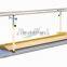 Physical therapy walking training wooden parallel bars