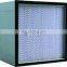 China suppliers for H13,H14 Mini Pleat HEPA Filter for laminar air flow hoods