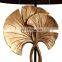 European vintage design cheap resin modern bedside lamps gold with custom logo