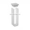 ES Quartz Glass Stable Q-101 Standard cuvettes with lid and with round bottom quartz cell uv cuvette