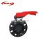 2 inch pvc plastic spring loaded butterfly ball valve