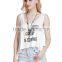 Fashion Cheap Women's Custom Printed Tank Top With 100% Cotton Fabric