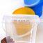 food grade 1 liter clear plastic bucket with lid and handle