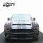 Body kit for Ford Mustang in GT3 style wide flare fenders carbon fiber front lip front spoiler rear diffuser and side skirts