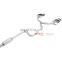 automobile exhaust pipe for Volkswagen VW Lamando catback with quad double tip