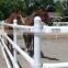 High strength galvanized steel pure white multi-layer beam protection of racetrack in horse farm Horse Fence