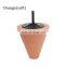 1 Pcs Burnishing Foam Sponge Polishing Cone Shaped Buffing Pad Pads For Car Wheel Hub Tool Cleaning Accessories