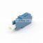 Simplex LC UPC/APC SM Fiber Optic Adapter Blue, Male to Female Fiber Optic Hybrid Adapter SM/Multimode