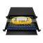 19 inch rock mount ODF 1U 24 Port SC SX fiber optic patch panel empty