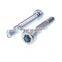 white nickle plated head machine M3 screws with big wafer