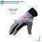 HANDLANDY Grey Flexible Winter Outdoor Warm Cycling Gloves Touch Screen Mens Sport Bike Gloves With Knitted Wrist Cuff