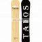 TALOS  bamboo top sheet powder fishtail snowboard