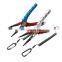 Factory Price aluminium alloy  curved fishing pliers Multifunctional lure clamp