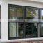 Glass grill design double hung aluminum sash window for ventilation