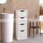 Bathroom Floor Cabinet Free Standing with 4 Drawers