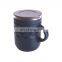 2022 Promotional Candy Color Stainless Steel Travel Coffee Mug Cup Portable Tumbler Mugs With Lid Handle And Customized Logo