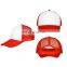 Promational Foam Blank Truck Cap Custom 6 Panel Trucker Mesh Embroidery Patch Trucker Hat Cap