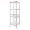 heavy duty supermarket 4 shelves clear floor standing water bottle PVC beverages display shelf