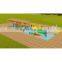 Kindergarten Mushroom theme Children Outdoor Plastic Slide Playground Equipment Kids Amusement Park Sets with Swing for sale