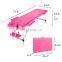 Pink Foldable massage lash bed wide pour massage therapy tables and equipment pregnancy wide facial bed thai Aluminum