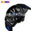 SKMEI 9111 Men's Sport Quartz Watch Fashion Colorful Leather Wristwatch