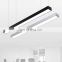 HUAYI New Product Modern 26watt 30watt Office Commercial Indoor Ceiling Hanging Led Linear Light