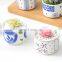 Wholesale Cylinder Design Small Cute Ceramic Succulent Pots Japanese Flower Pots Decor
