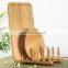 Bamboo dish drying rack kitchen plate storage stand plate rack holder coffee mug cup holder wooden tableware