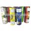 Peel Off Lidding Film aluminum foil covered easy tear pacakaging plastic cup sealing film roll