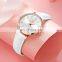 SHENGKE Lovely Lady Watch Arabic Number Index Dila Easy To Cheak Time Luminous Soft Leather Band Japanese Quartz Movement K9005L