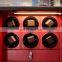 Jimbo Luxury Leader Leather 6 Slots Automatic Rotating Motor Watch Winder Safe