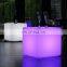 Hot sale Waterproof plastic remote control light led cube chair 40 cm led sitting cube