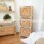 Handwoven Water hyacinth Woven Storage Basket Laundry Sundries Organiser Clothes Toys Container Decor