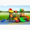 Plastic slide children commercial playground outdoor games playground equipment